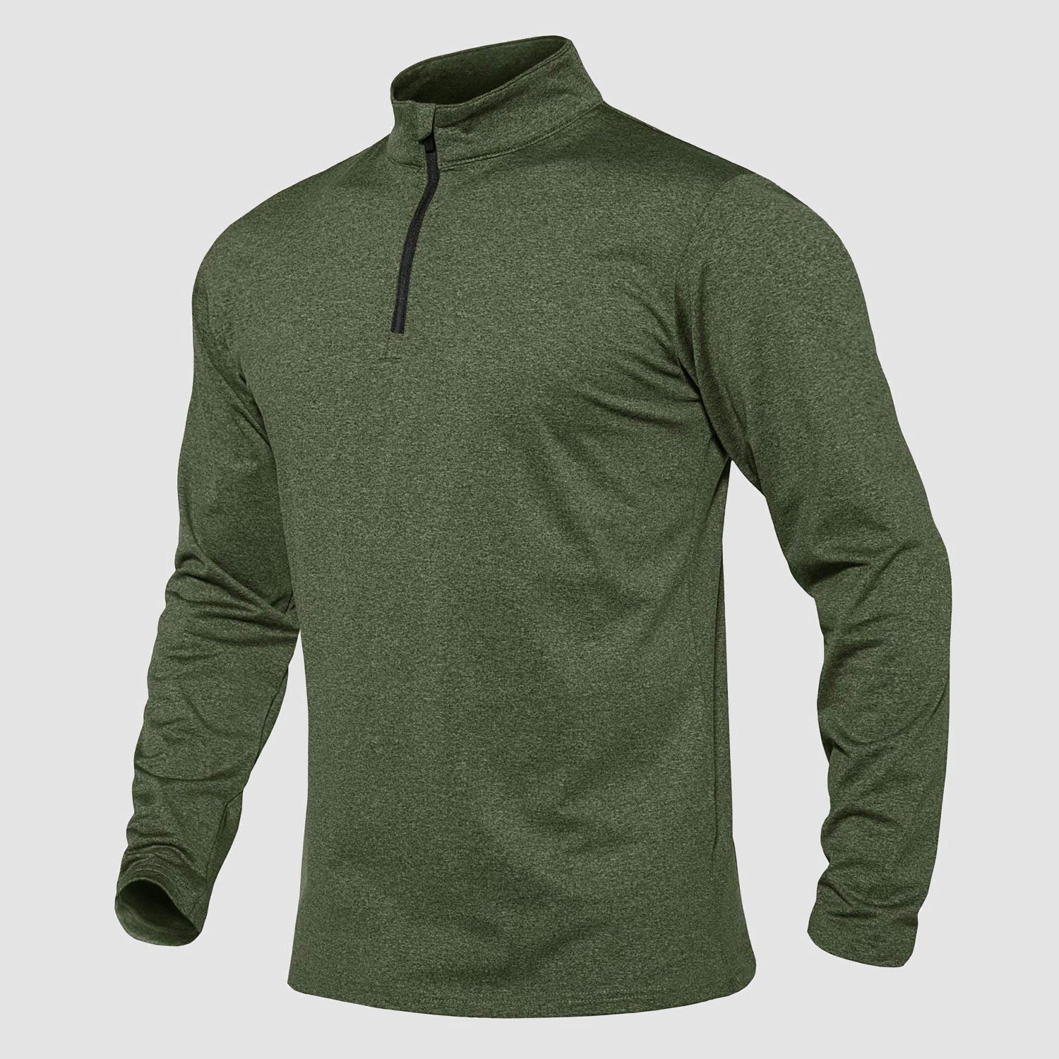 ActiveWear | Men's Long Sleeve Athletic Shirt with Breathable Fleece | Lightweight Comfort for All Seasons 9
