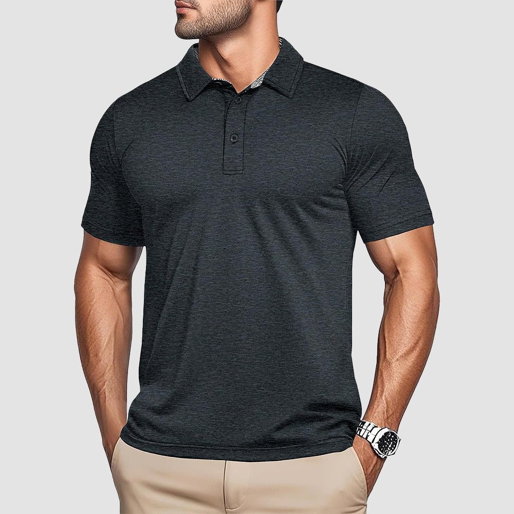 ActiveWear | Men's Polo Shirt with Quick-Dry Moisture-Wicking Fabric | Comfortable Fit for Outdoor Activities 1