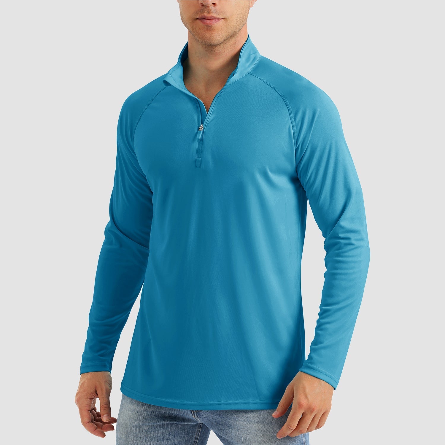 Active Essentials | Men's Long Sleeve Sun Shirt with UPF 50+ Protection | Lightweight and Breathable for Outdoor Activities 11