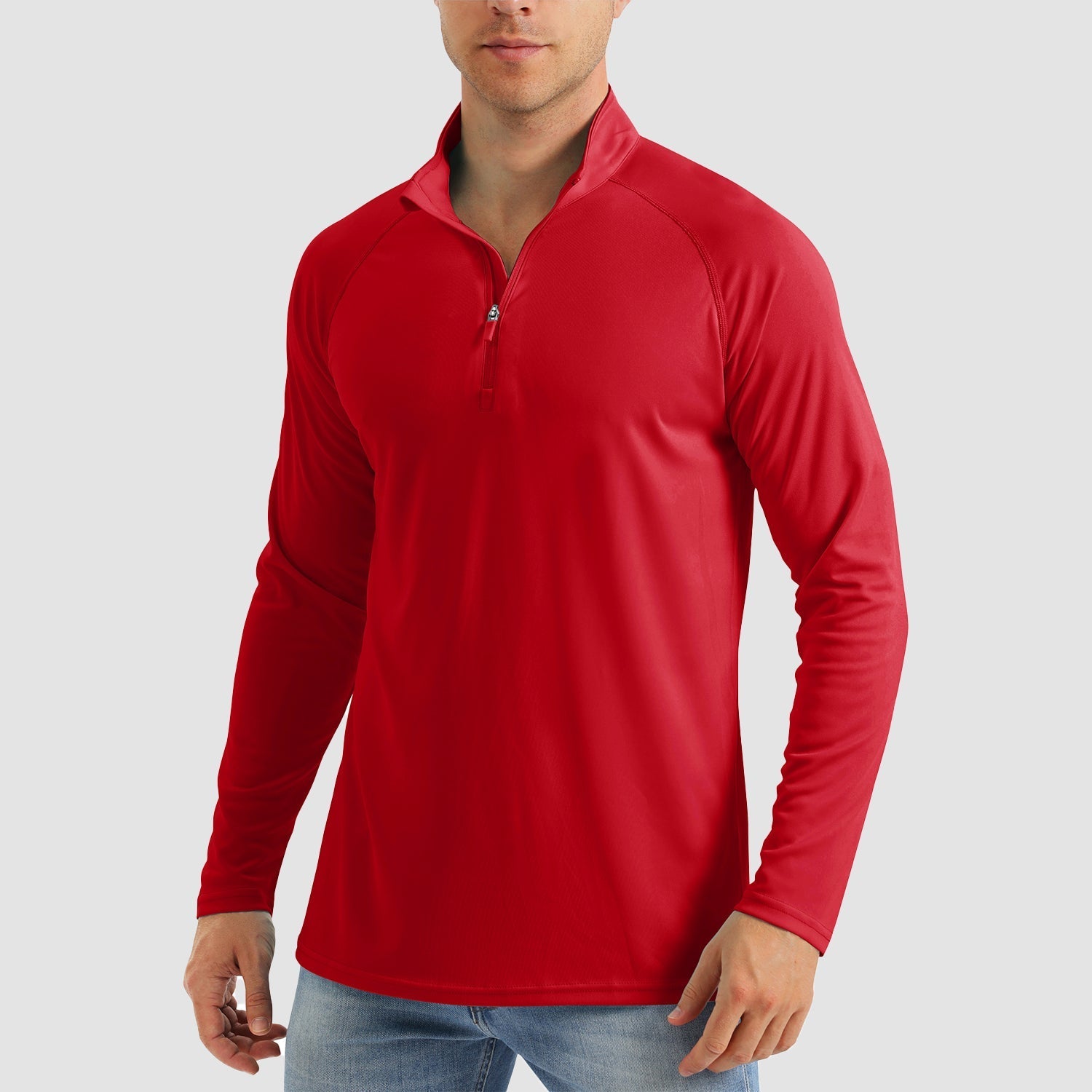 Active Essentials | Men's Long Sleeve Sun Shirt with UPF 50+ Protection | Lightweight and Breathable for Outdoor Activities 14
