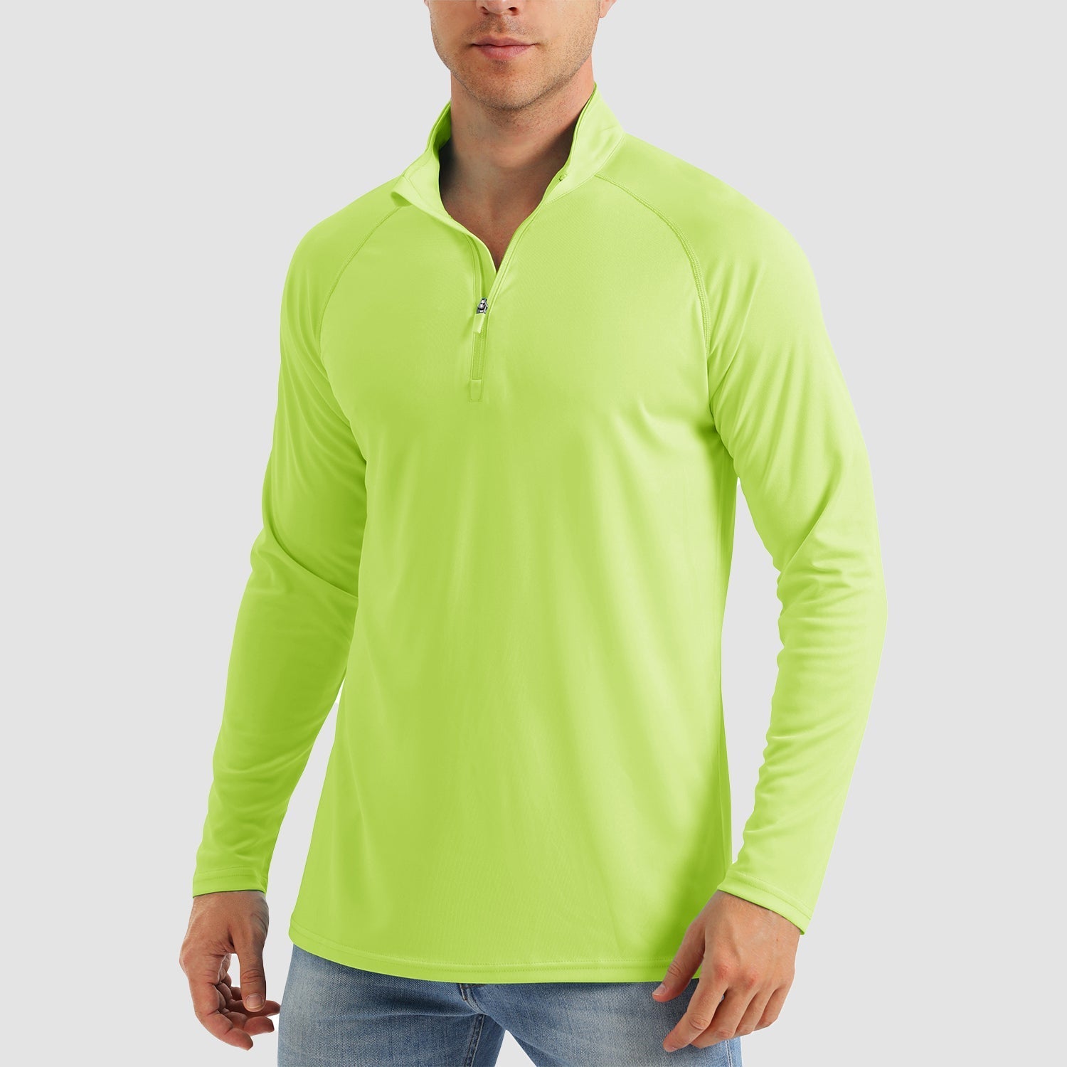 Active Essentials | Men's Long Sleeve Sun Shirt with UPF 50+ Protection | Lightweight and Breathable for Outdoor Activities 16