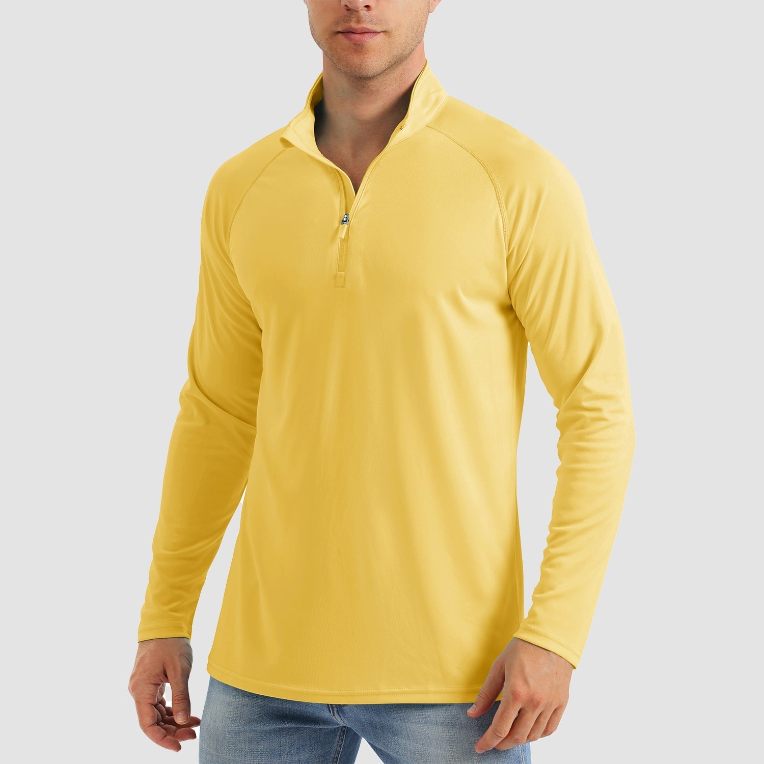 Active Essentials | Men's Long Sleeve Sun Shirt with UPF 50+ Protection | Lightweight and Breathable for Outdoor Activities 18