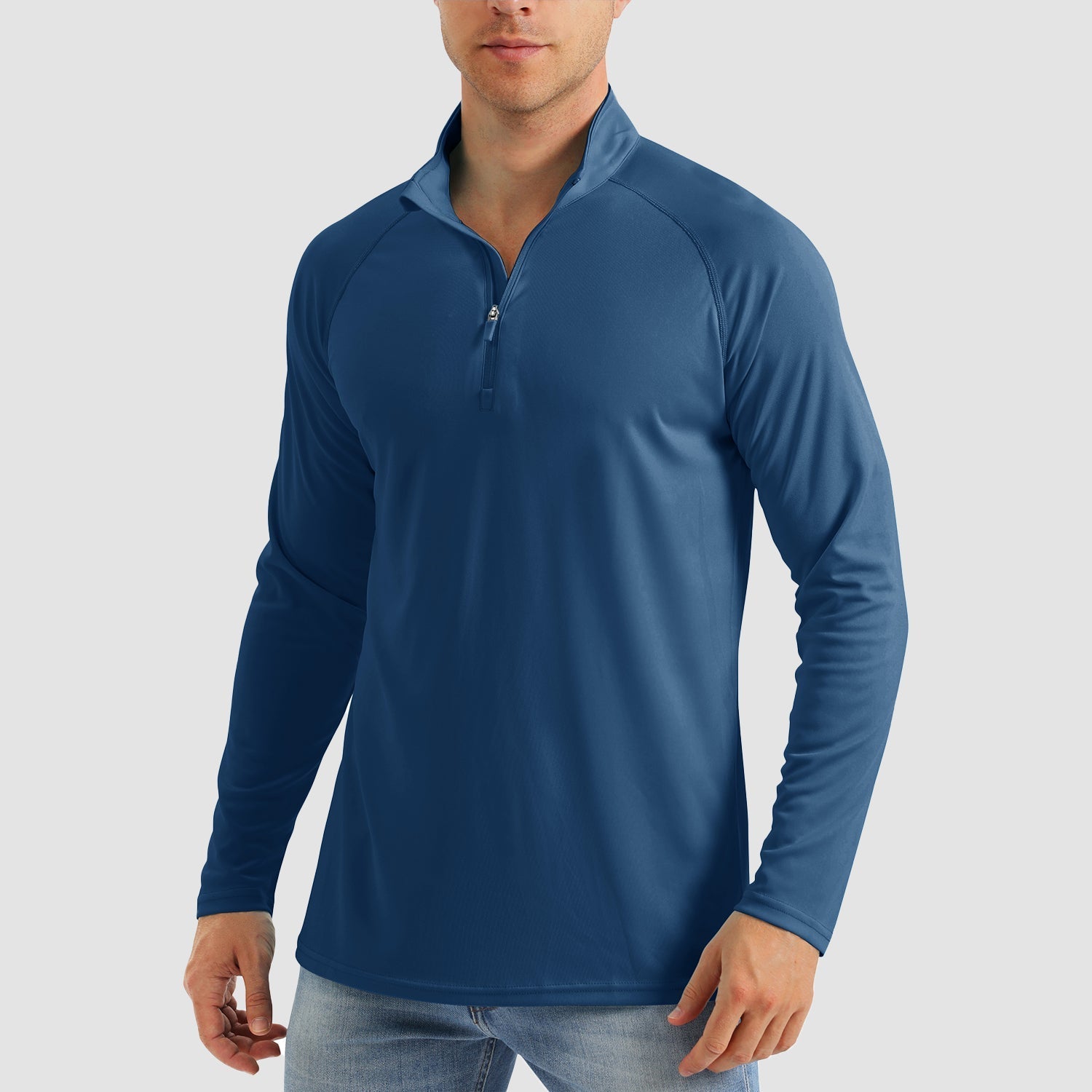 Active Essentials | Men's Long Sleeve Sun Shirt with UPF 50+ Protection | Lightweight and Breathable for Outdoor Activities 23