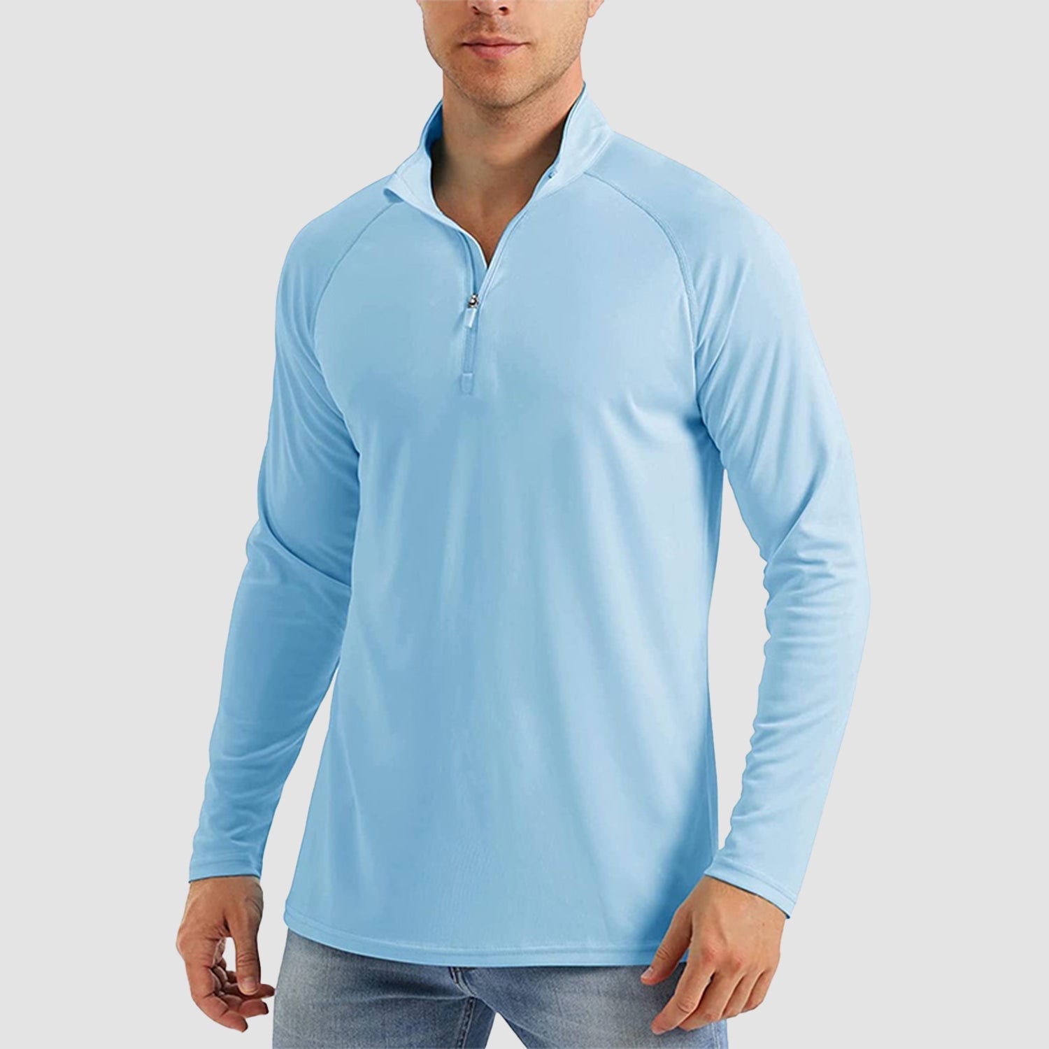 Active Essentials | Men's Long Sleeve Sun Shirt with UPF 50+ Protection | Lightweight and Breathable for Outdoor Activities 26