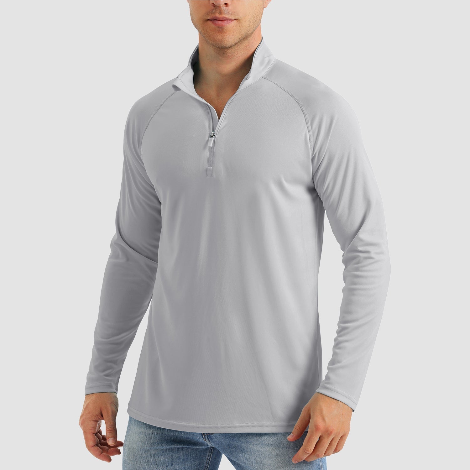 Active Essentials | Men's Long Sleeve Sun Shirt with UPF 50+ Protection | Lightweight and Breathable for Outdoor Activities 27