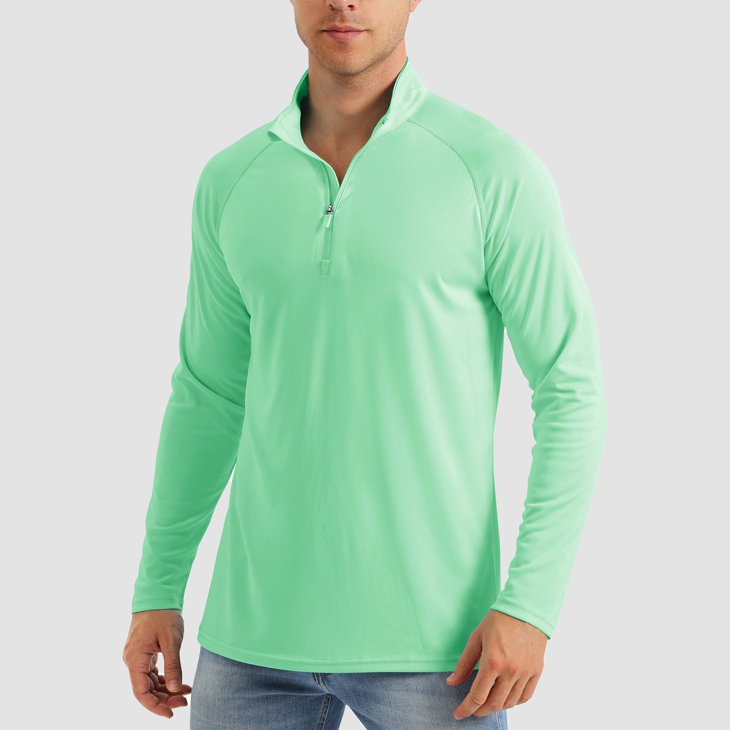 Active Essentials | Men's Long Sleeve Sun Shirt with UPF 50+ Protection | Lightweight and Breathable for Outdoor Activities 9