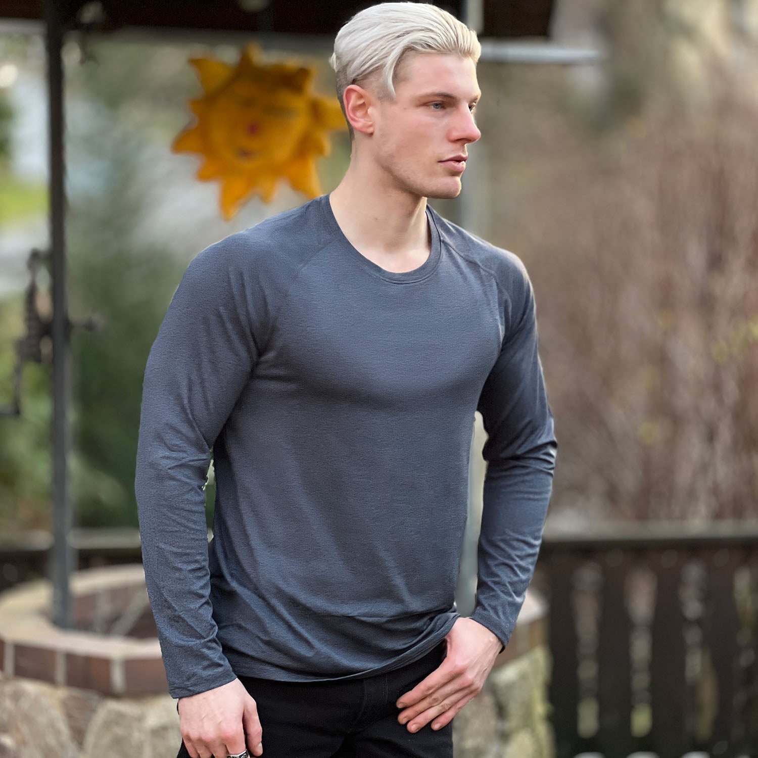Active Gear | Men's Quick-Dry Long Sleeve Shirt with UPF 80+ Protection | Comfortable Fit for Outdoor Adventures 4