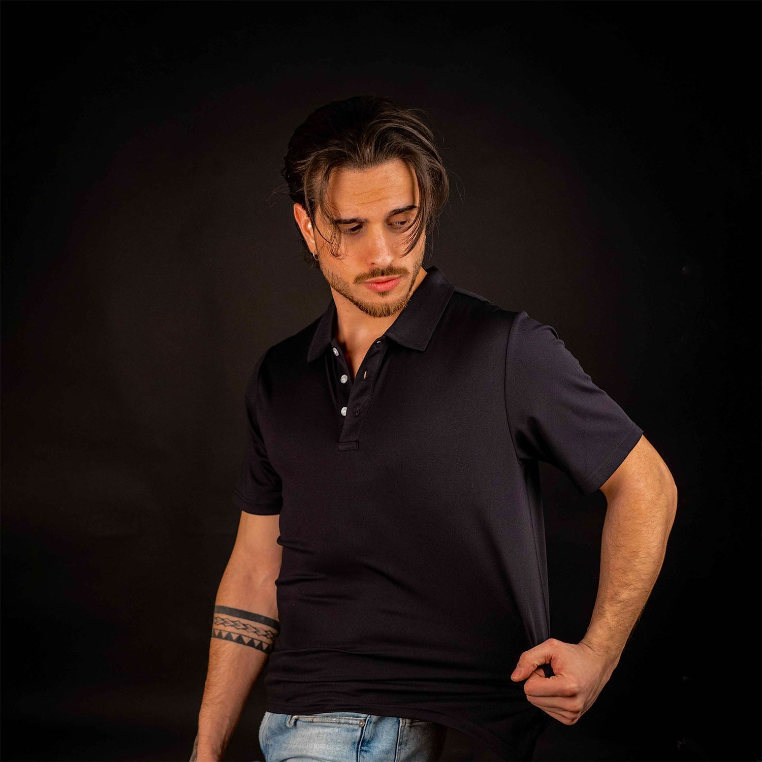 Activewear Collection | Men's Polo Shirt with Quick Dry Moisture-Wicking Fabric | Comfortable Fit for Sports and Outdoor Activities 3