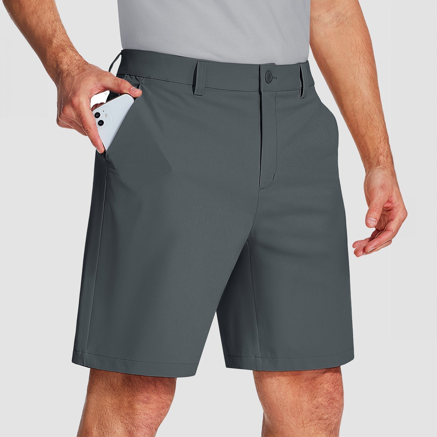 Activewear Essentials | Men's Quick-Dry Golf Shorts with 4-Way Stretch | Comfortable Fit for Outdoor Activities 3