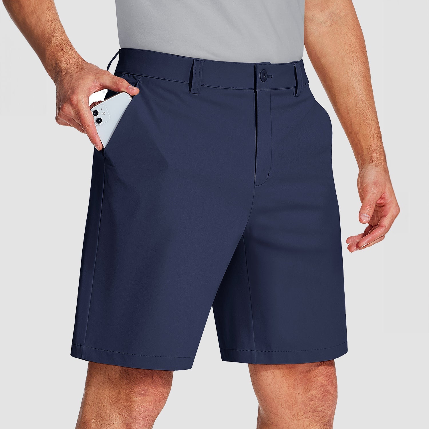 Activewear Essentials | Men's Quick-Dry Golf Shorts with 4-Way Stretch | Comfortable Fit for Outdoor Activities 4