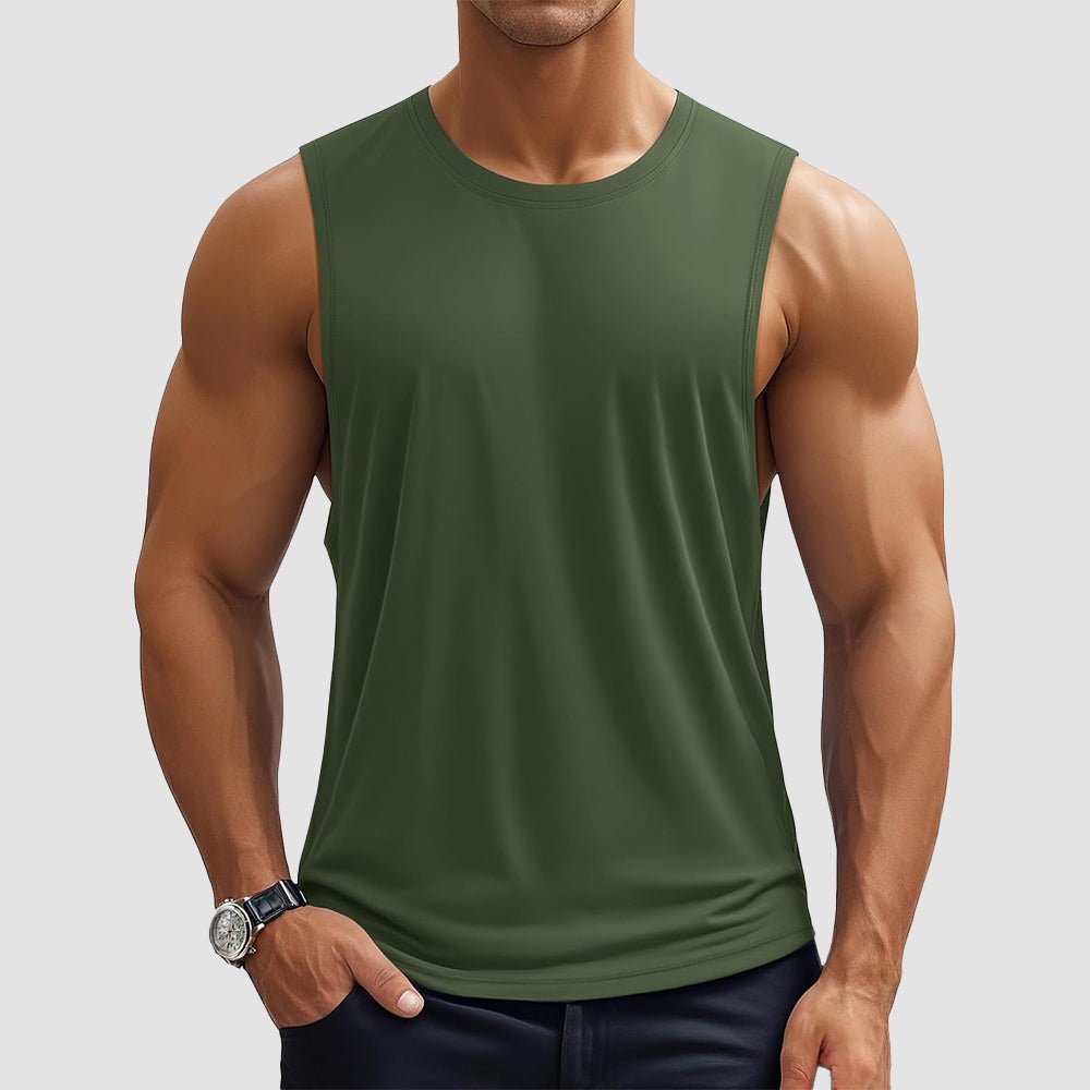 Activewear Essentials | Men's Tank Top with Quick-Dry Fabric | Lightweight Sleeveless Gym Shirt for Ultimate Comfort 12