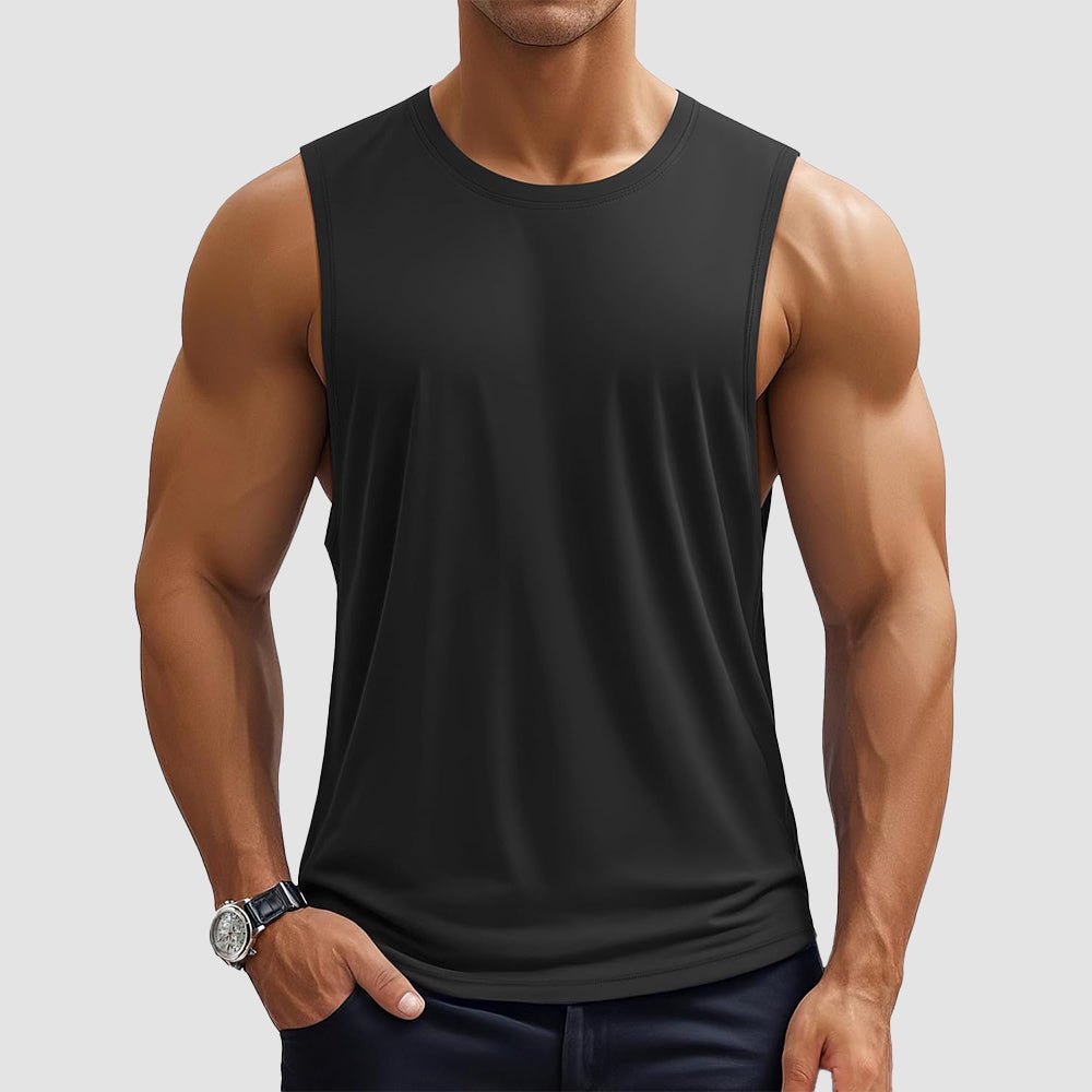 Activewear Essentials | Men's Tank Top with Quick-Dry Fabric | Lightweight Sleeveless Gym Shirt for Ultimate Comfort 8