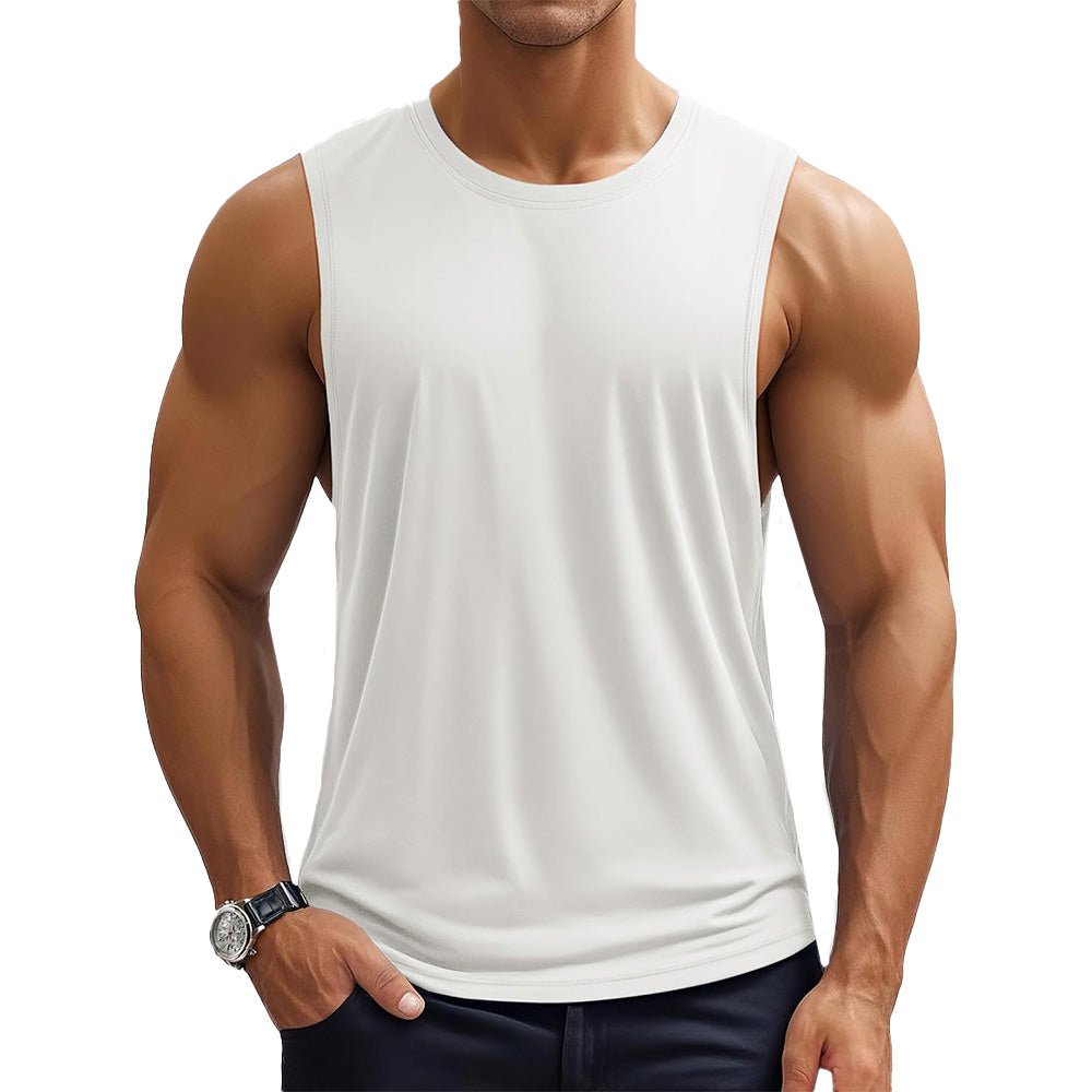 Activewear Essentials | Men's Tank Top with Quick-Dry Fabric | Lightweight Sleeveless Gym Shirt for Ultimate Comfort 9