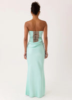 Women's Adara Collection | Corset Maxi Dress with Lace-Up Back | Elegant Long Dress for Stunning Silhouettes - Women's | 3