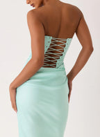 Women's Adara Collection | Corset Maxi Dress with Lace-Up Back | Elegant Long Dress for Stunning Silhouettes - Women's | 6