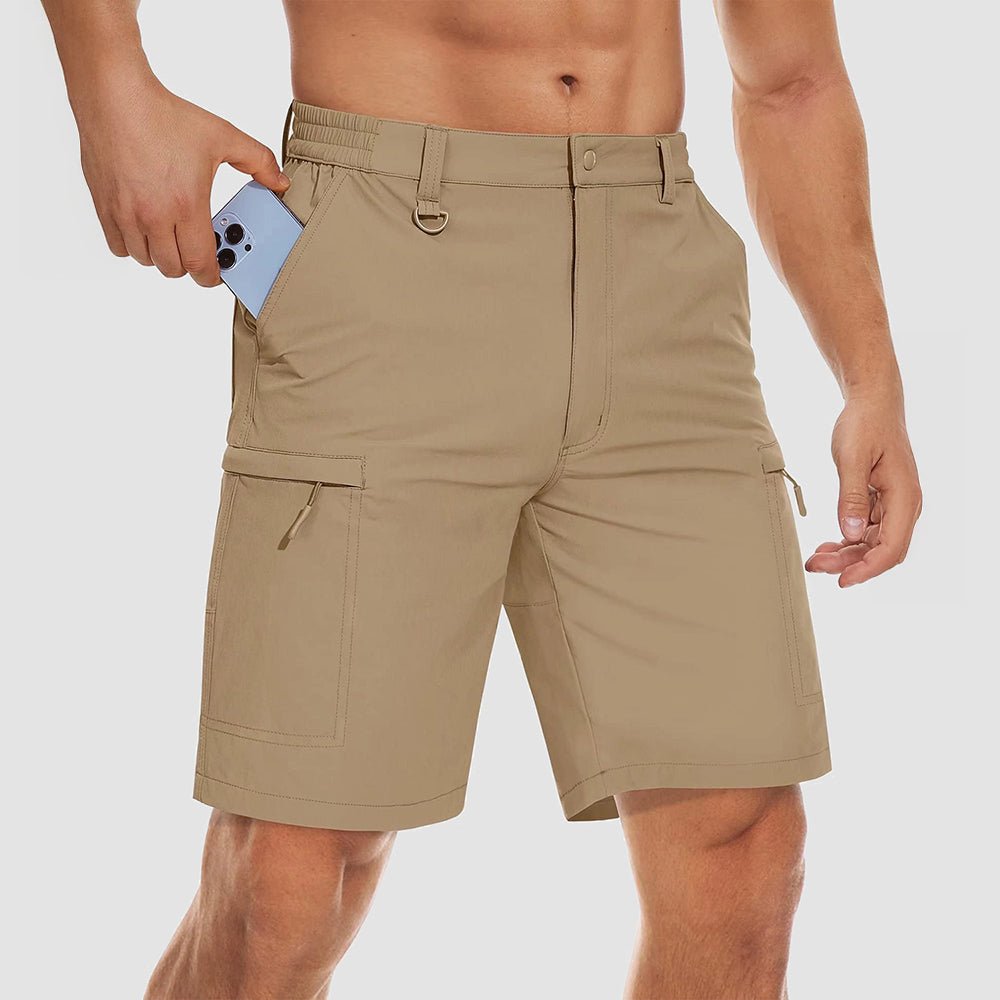 Adventure Gear | Men's Quick-Dry Hiking Shorts with Water-Repellent Fabric | Lightweight and Functional for Outdoor Comfort 0