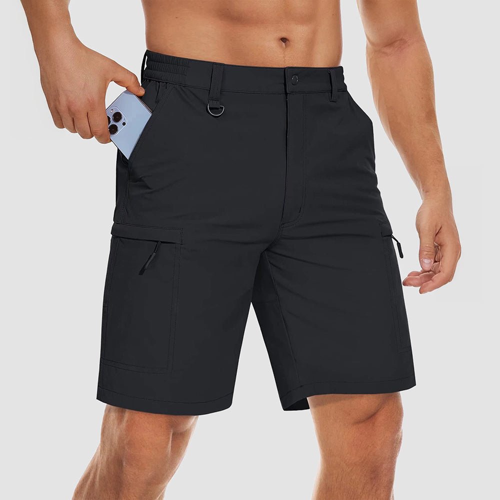 Adventure Gear | Men's Quick-Dry Hiking Shorts with Water-Repellent Fabric | Lightweight and Functional for Outdoor Comfort 10