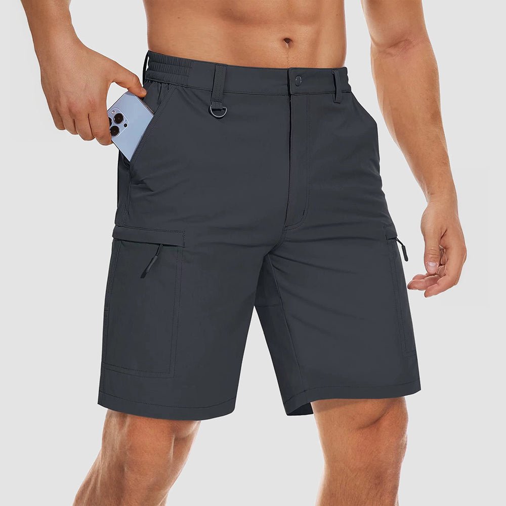Adventure Gear | Men's Quick-Dry Hiking Shorts with Water-Repellent Fabric | Lightweight and Functional for Outdoor Comfort 11