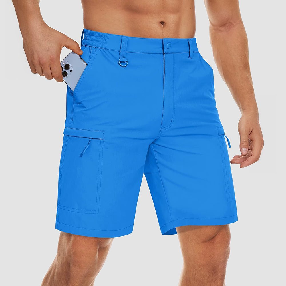Adventure Gear | Men's Quick-Dry Hiking Shorts with Water-Repellent Fabric | Lightweight and Functional for Outdoor Comfort 12