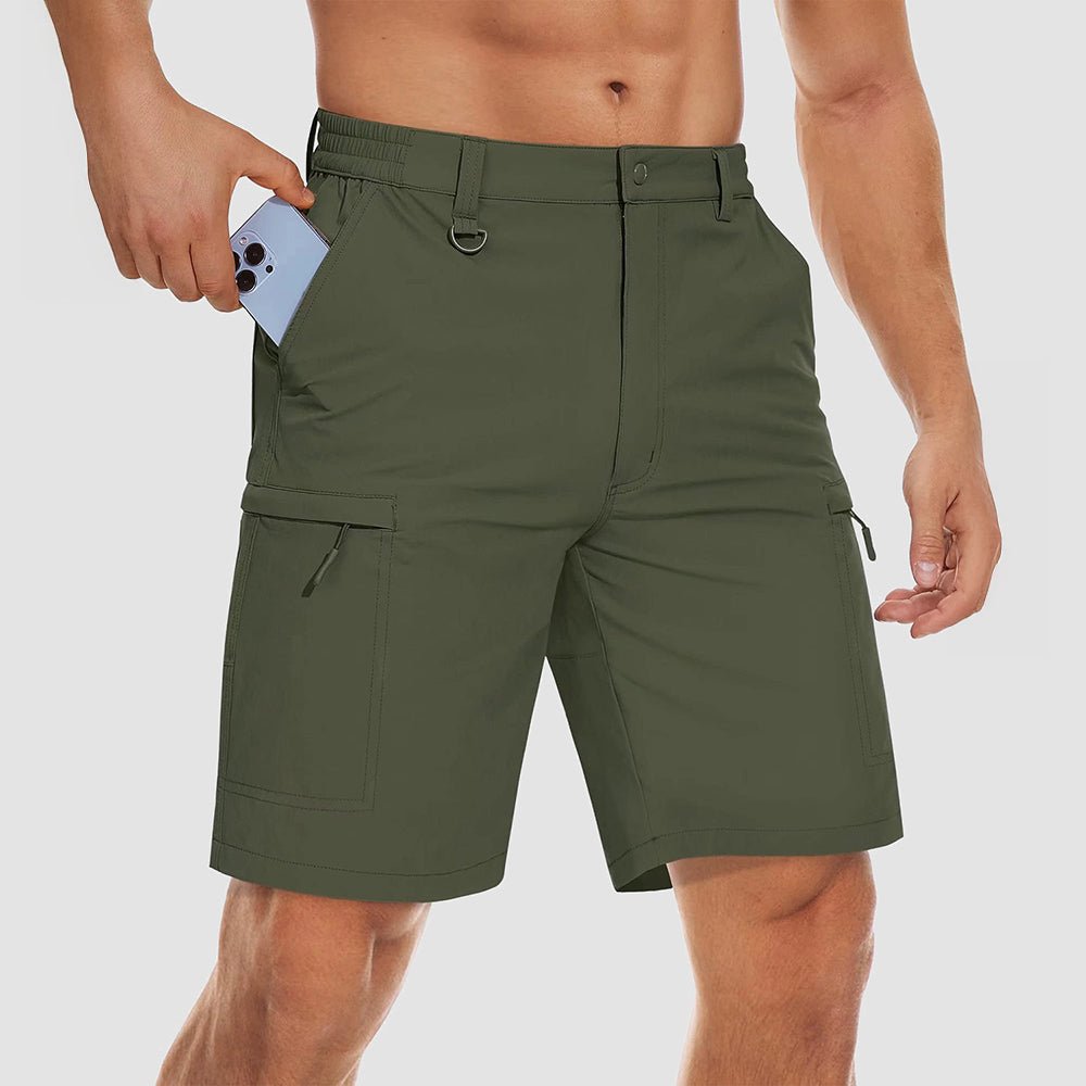 Adventure Gear | Men's Quick-Dry Hiking Shorts with Water-Repellent Fabric | Lightweight and Functional for Outdoor Comfort 13