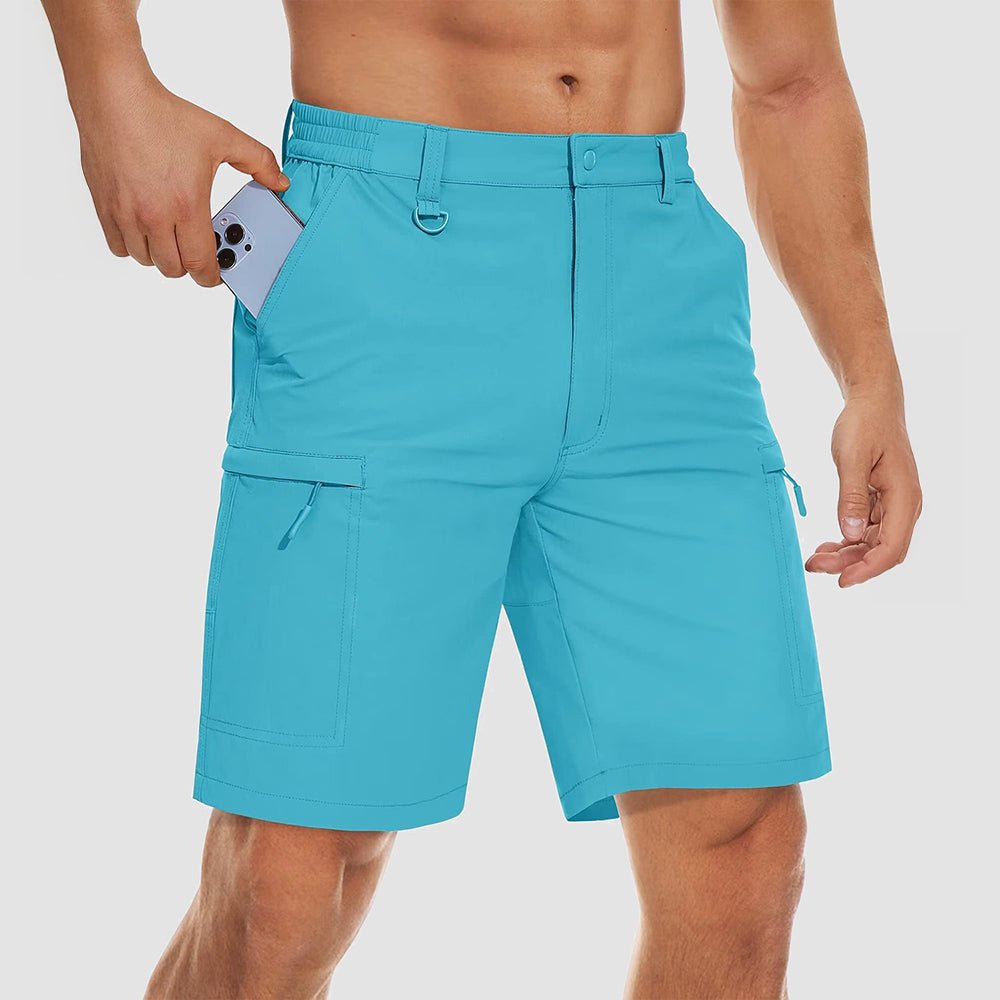 Adventure Gear | Men's Quick-Dry Hiking Shorts with Water-Repellent Fabric | Lightweight and Functional for Outdoor Comfort 14