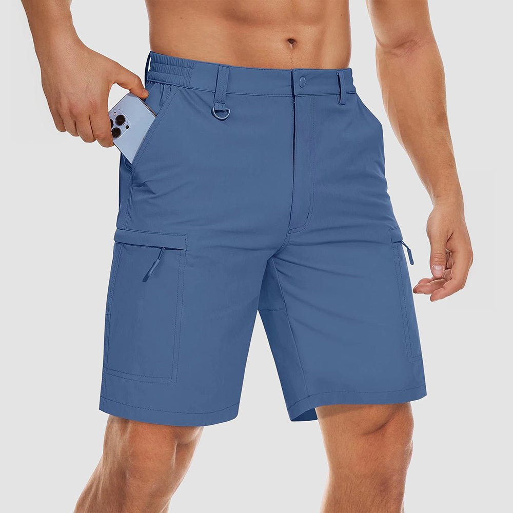 Adventure Gear | Men's Quick-Dry Hiking Shorts with Water-Repellent Fabric | Lightweight and Functional for Outdoor Comfort 15