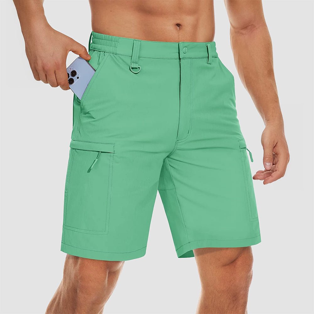 Adventure Gear | Men's Quick-Dry Hiking Shorts with Water-Repellent Fabric | Lightweight and Functional for Outdoor Comfort 16