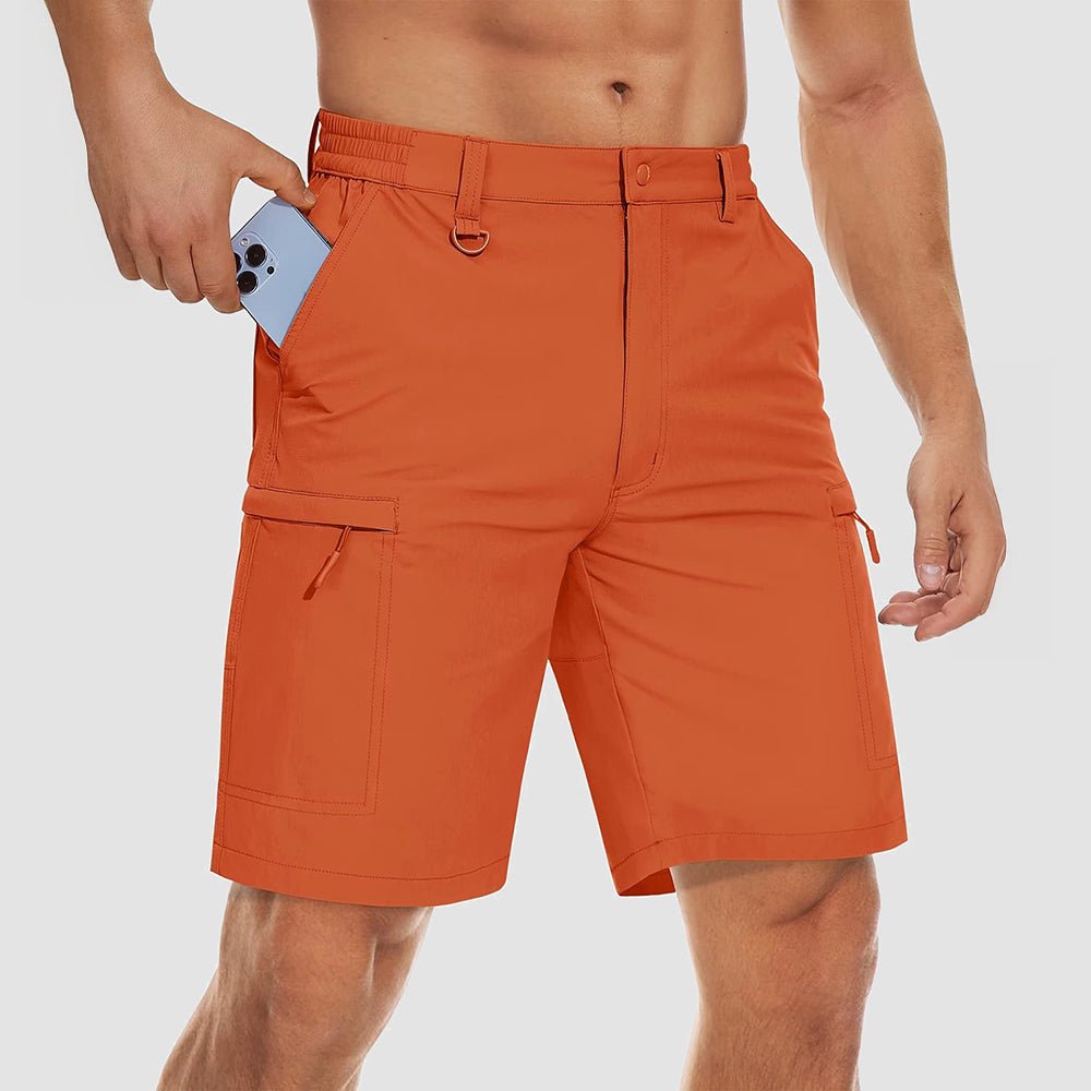 Adventure Gear | Men's Quick-Dry Hiking Shorts with Water-Repellent Fabric | Lightweight and Functional for Outdoor Comfort 18