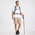Adventure Gear | Men's Quick-Dry Hiking Shorts with Water-Repellent Fabric | Lightweight and Functional for Outdoor Comfort 3