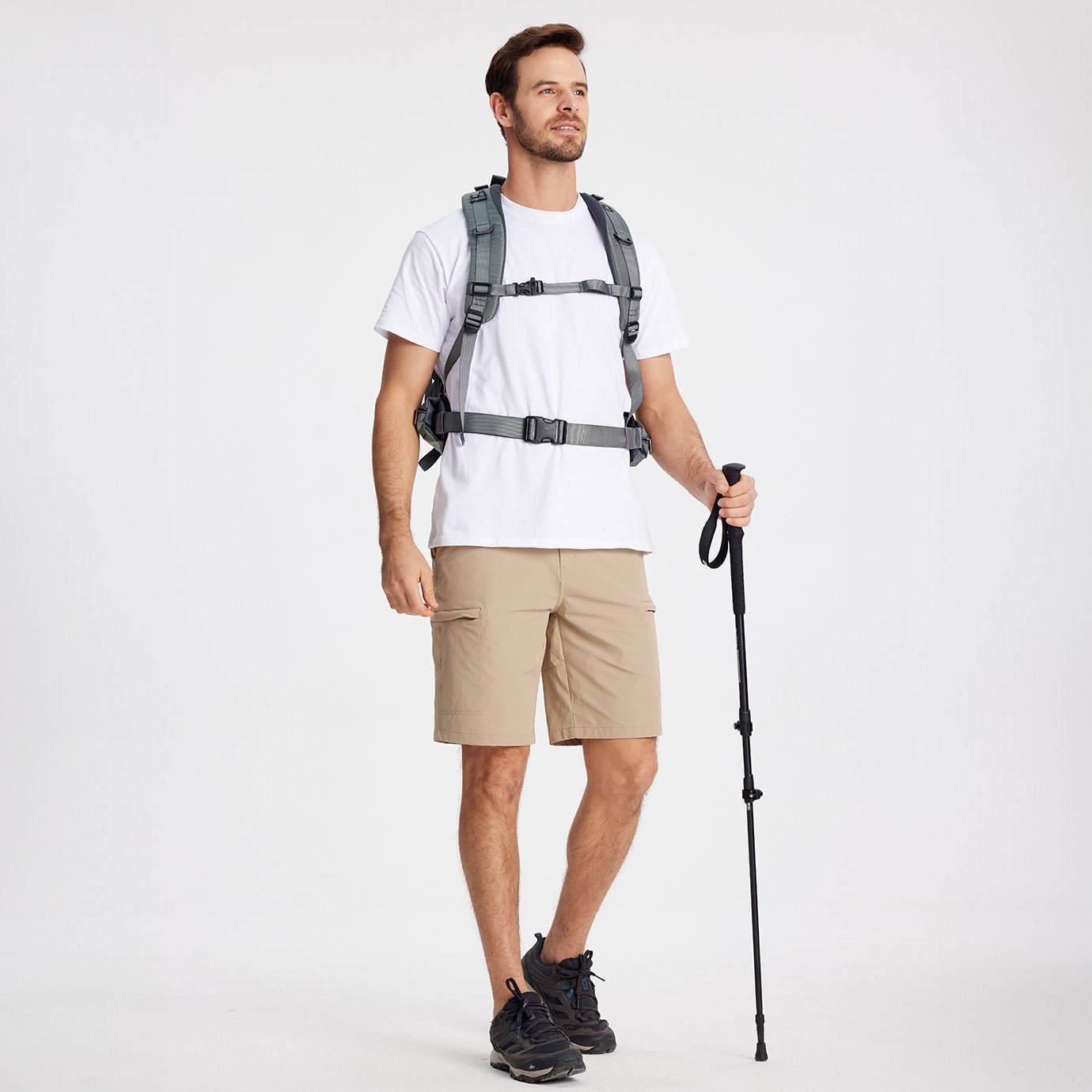 Adventure Gear | Men's Quick-Dry Hiking Shorts with Water-Repellent Fabric | Lightweight and Functional for Outdoor Comfort 3
