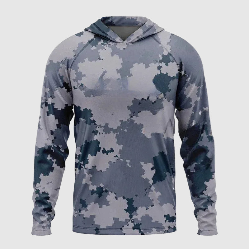 Women's Alessandro Veneti Urban Camo Hooded Shirt | Neckline: Hooded neckline 1