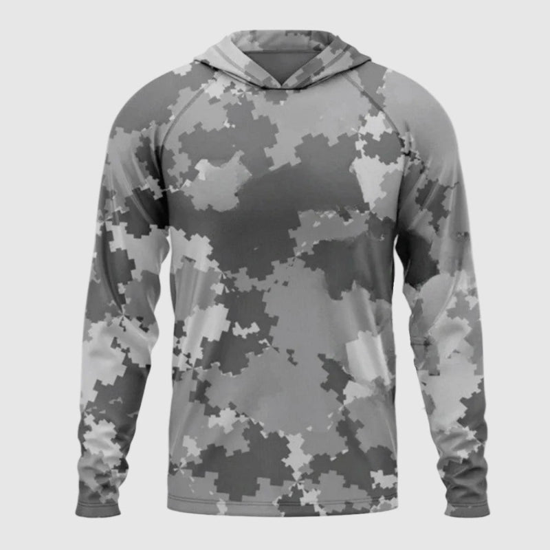 Women's Alessandro Veneti Urban Camo Hooded Shirt | Neckline: Hooded neckline 3