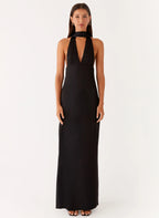 Women's Alicia Collection | Black Maxi Dress with Adjustable Straps | Elegant Long Dress for Stunning Evening Style - Wo 1
