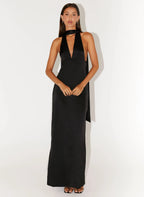 Women's Alicia Collection | Black Maxi Dress with Adjustable Straps | Elegant Long Dress for Stunning Evening Style - Wo 5