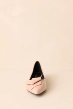 Women's All These Years Beige Patent Faux Leather Pointed Toe Flats | All Man Made Materials 2