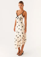 Women's Amelia Collection | Midi Dress with Floral Embroidery | Elegant Evening Wear - Women's | Embroidered accents — i 1