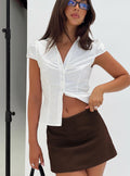 Women's Anette Skort Chocolate | Tailored Skort 0