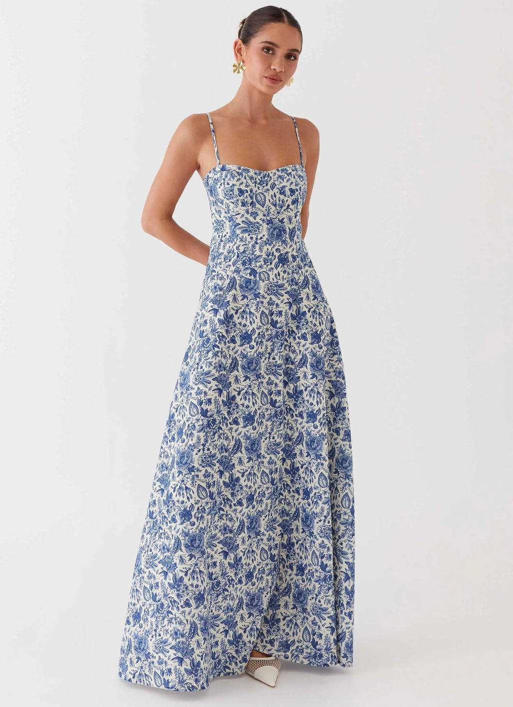 Angelina Collection | Maxi Dress for Women with Sweetheart Neckline | Elegant A-Line Design for Effortless Style 0