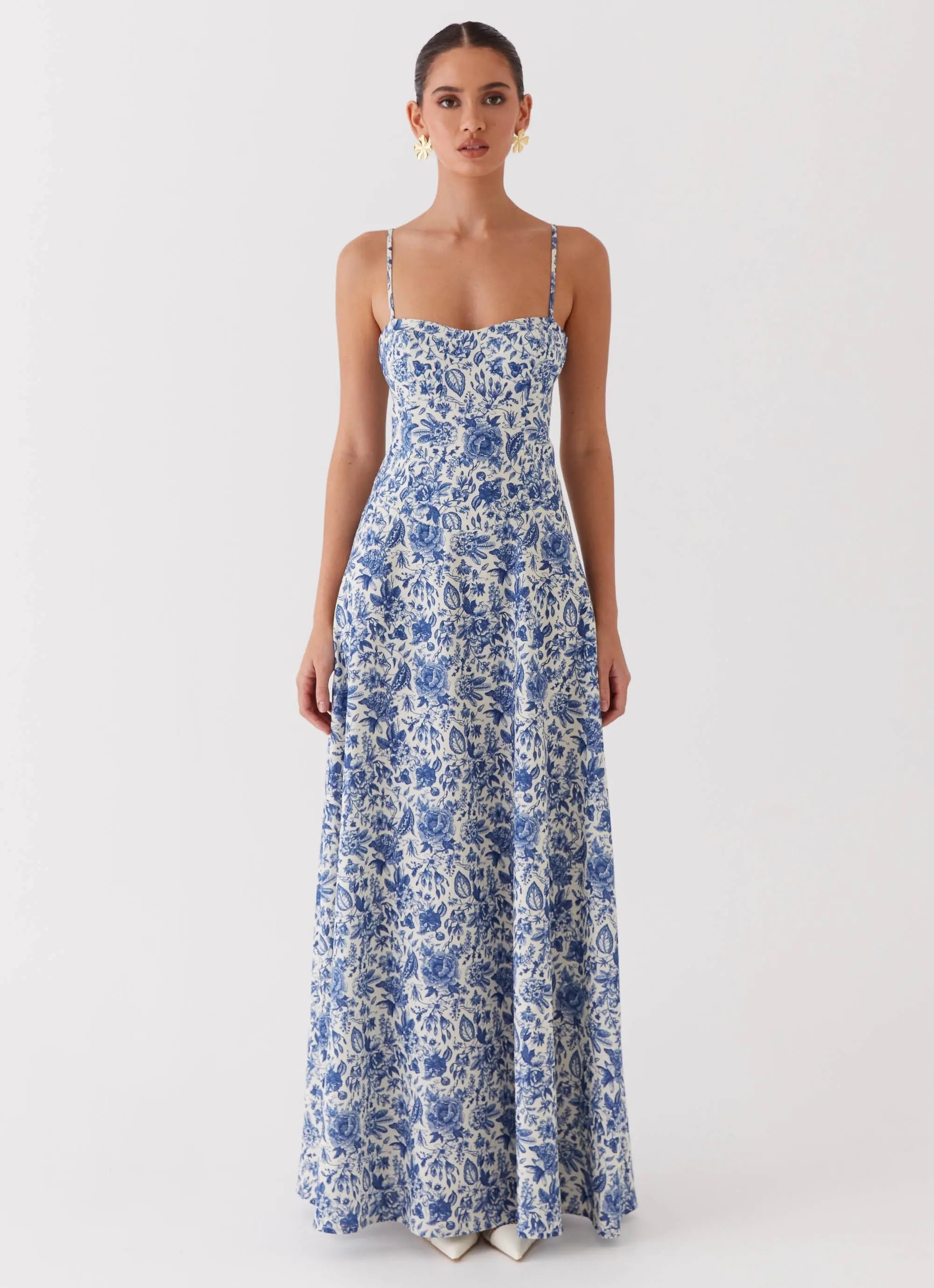 Angelina Collection | Maxi Dress for Women with Sweetheart Neckline | Elegant A-Line Design for Effortless Style 1