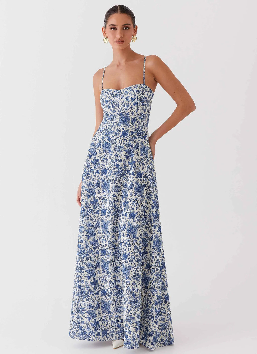Angelina Collection | Maxi Dress for Women with Sweetheart Neckline | Elegant A-Line Design for Effortless Style 4
