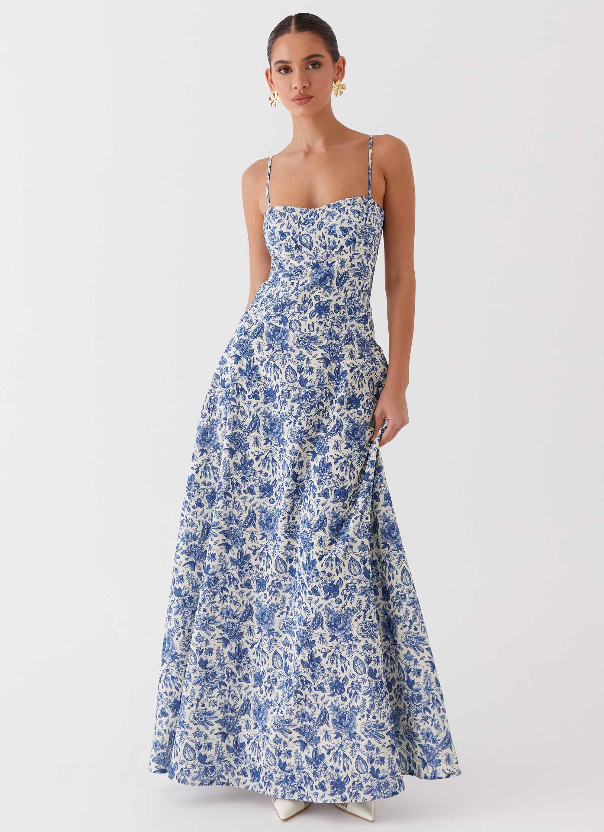 Angelina Collection | Maxi Dress for Women with Sweetheart Neckline | Elegant A-Line Design for Effortless Style 5