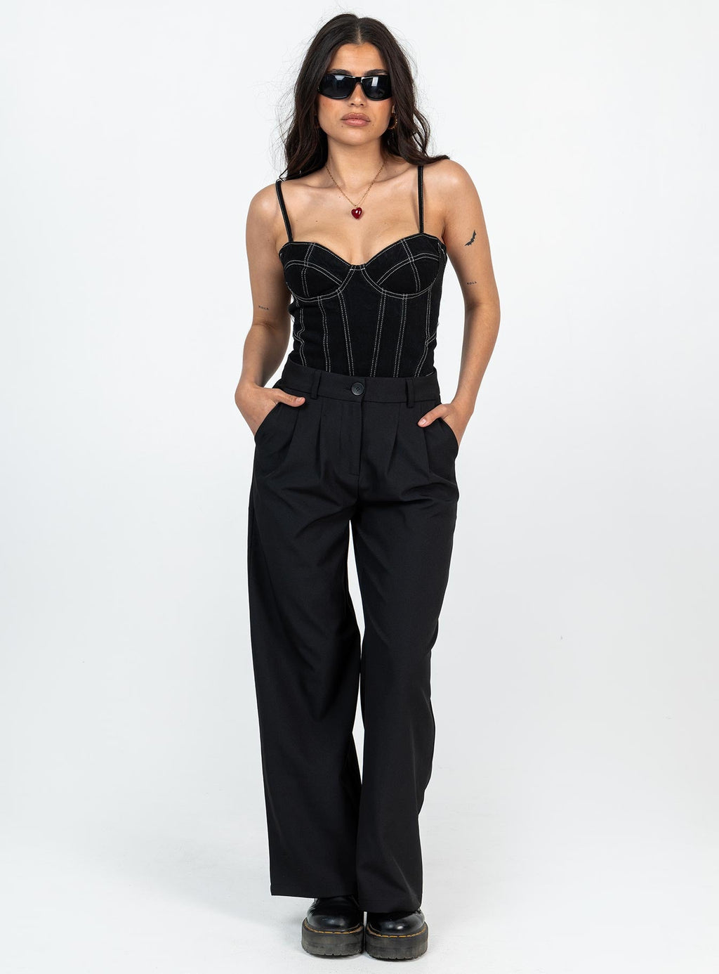 Women's Archer Pants Black Petite | Princess Polly Petite 2