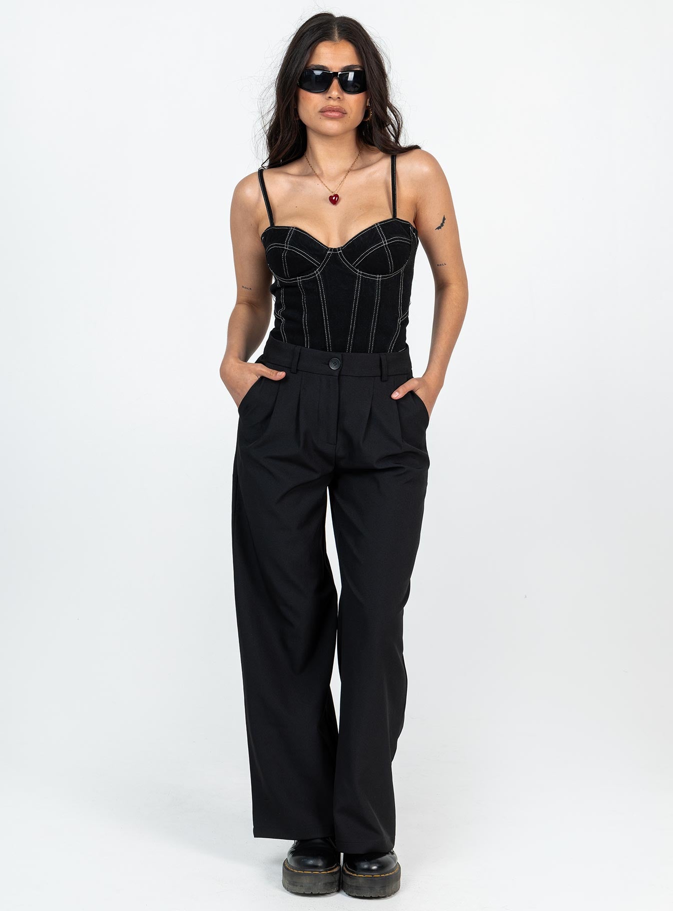 Women's Archer Pants Black Petite | Princess Polly Petite 2