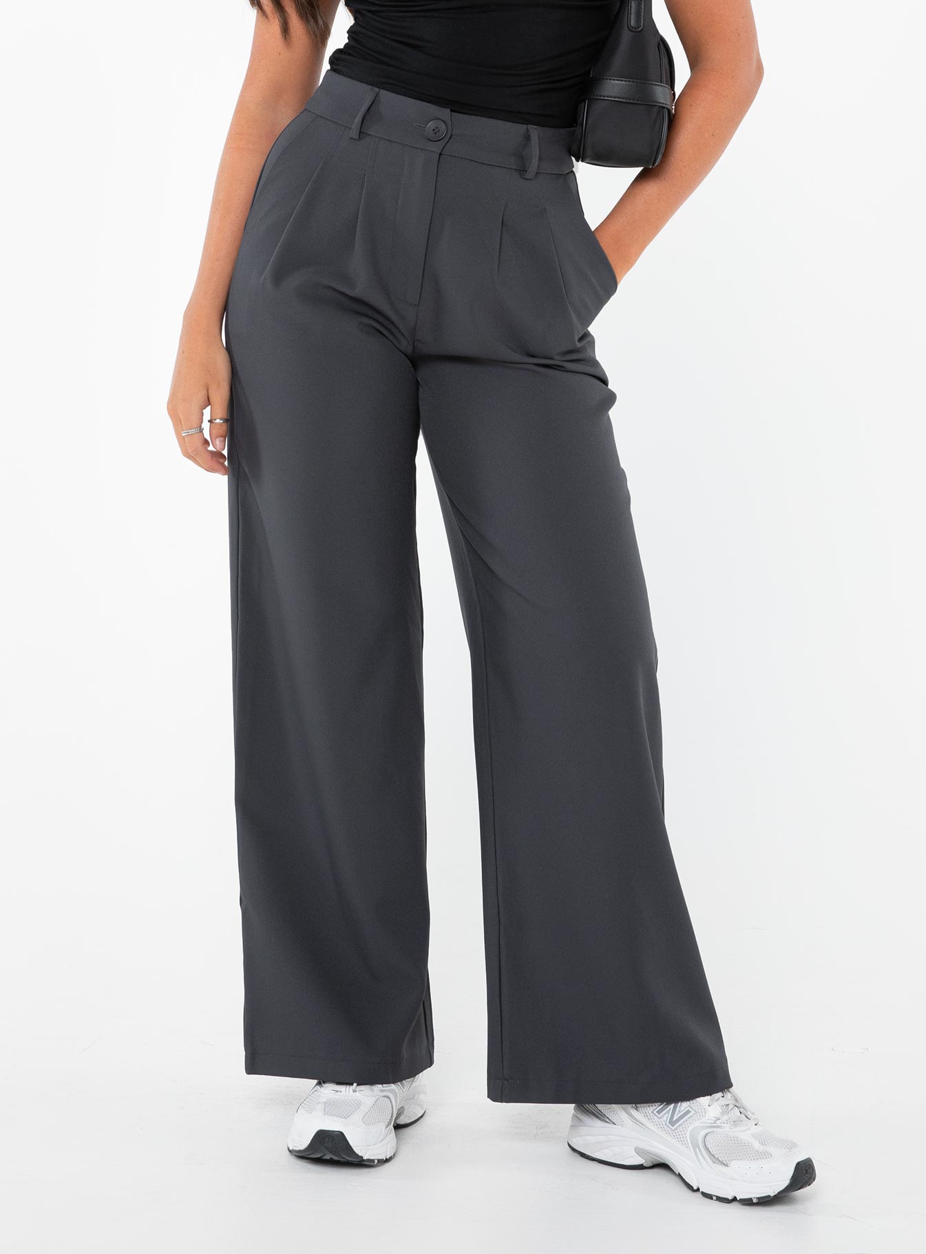 Women's Archer Pants Slate Petite | Princess Polly Petite 1