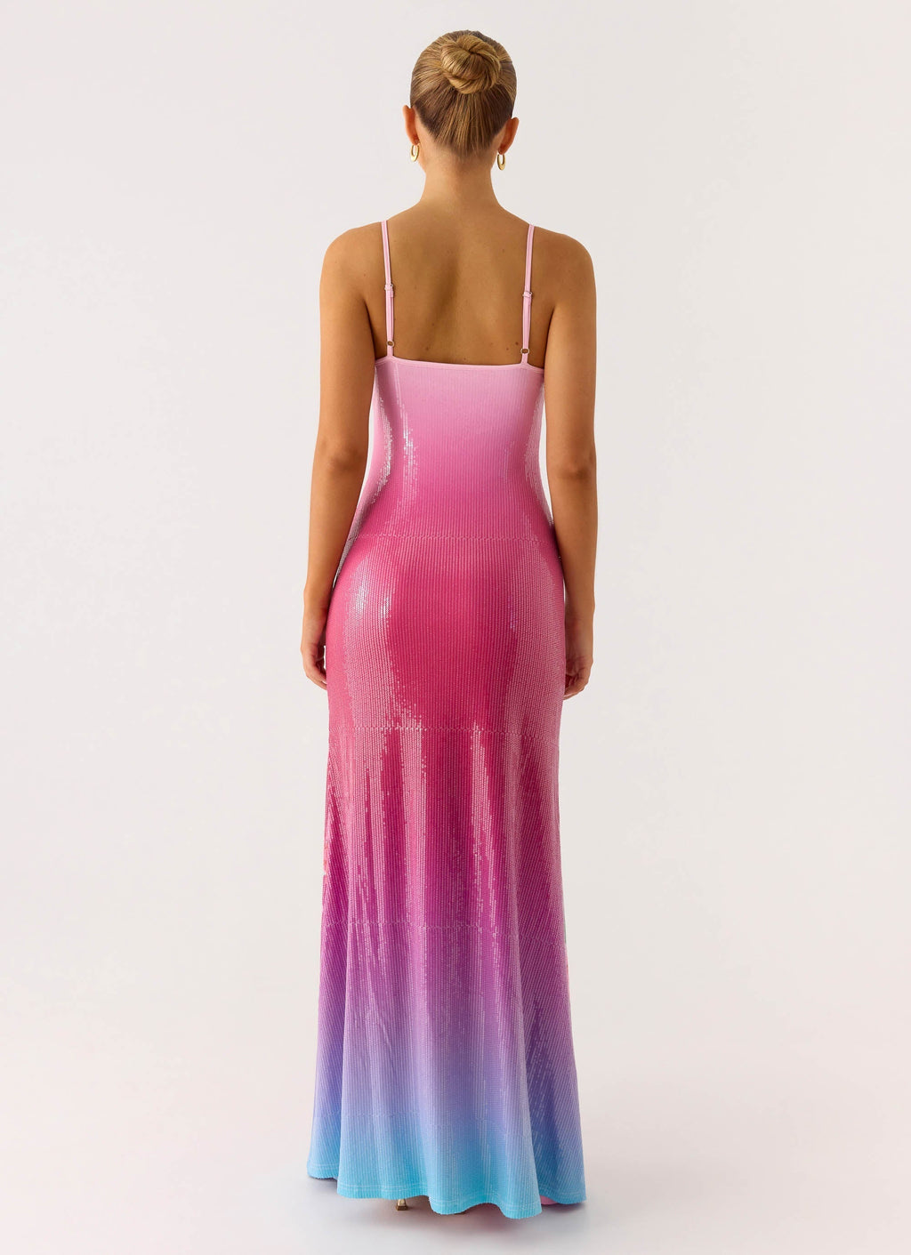 Ariaz Collection | Sequin Maxi Dress with Adjustable Straps | Elegant Evening Wear for Women 2