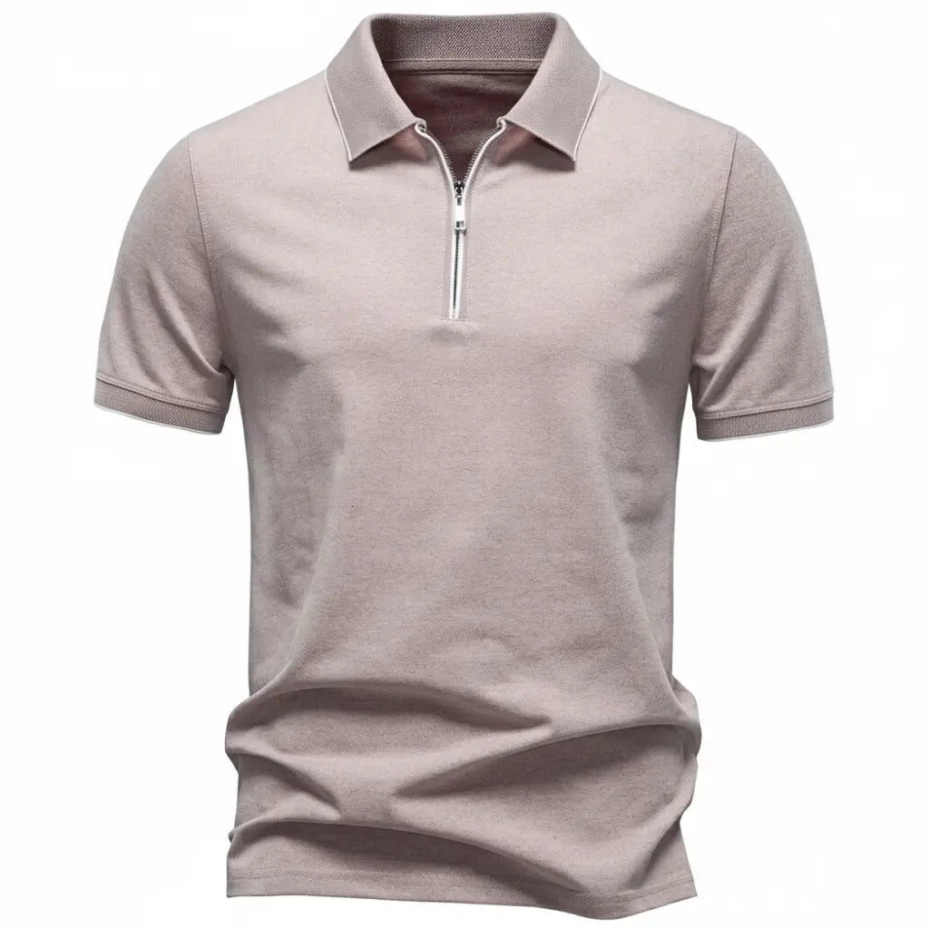 Women's Ashford Zip Polo | Cotton-polyester blend for breathability 9