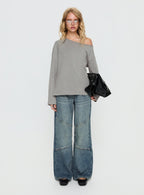 Women's Atmosphere Mid Rise Straight Leg Jeans Antique Wash | Denim jeans in a straight-leg cut & a mid-rise fit 6