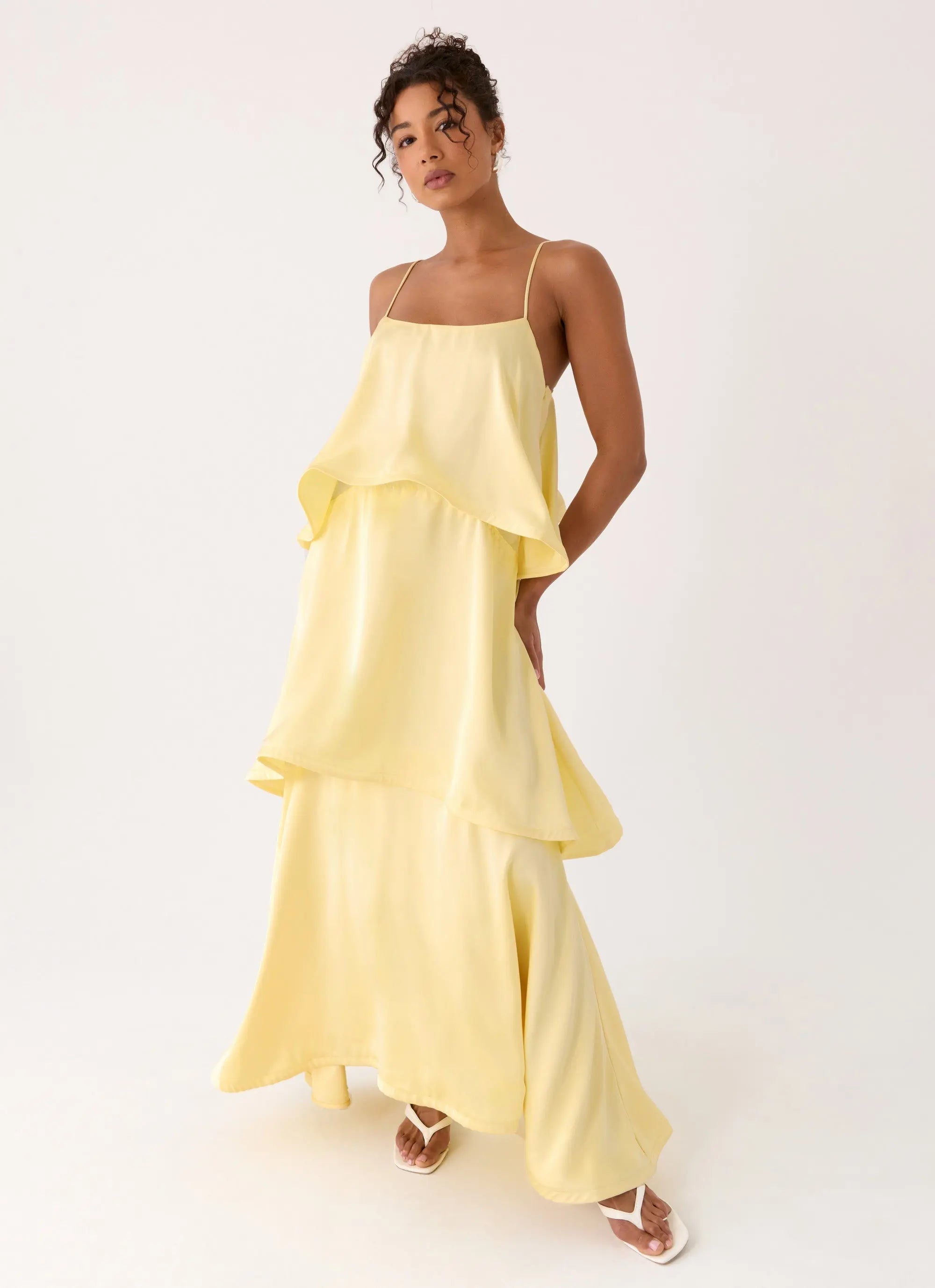 Women's Becka Collection | Maxi Dress for Women with Adjustable Straps & Flared Skirt | Elegant Long Dress for Effortles 7