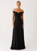 Women's Black Maxi Dress with Sweetheart Neckline | Flattering Long Dress for Sophisticated Evening Wear - Women's | Swe 0