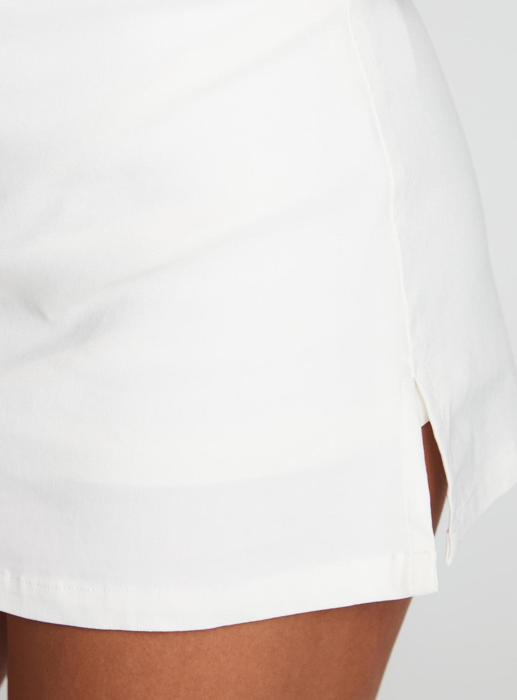 Women's Can't Sleep Skort White Petite | Princess Polly Petite 5
